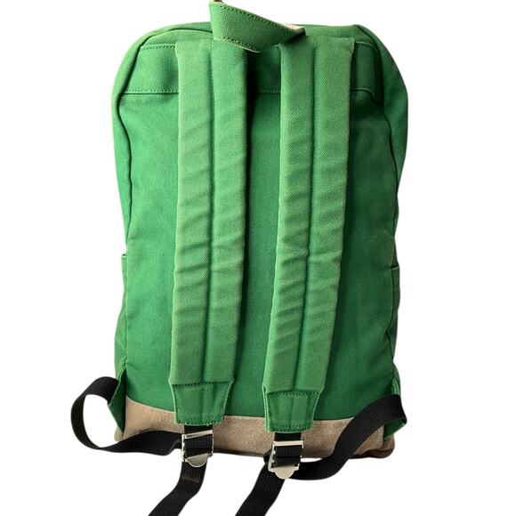 Vivienne Westwood Anglomania green canvas backpack - Picture 2 of 5
